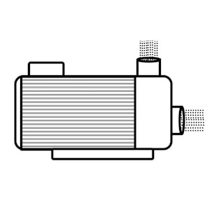 Pompe de circulation 1 X 250 W